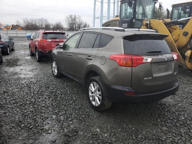 JTMDFREV9FD174367 - 2015 TOYOTA RAV4 LIMITED GRAY photo 2