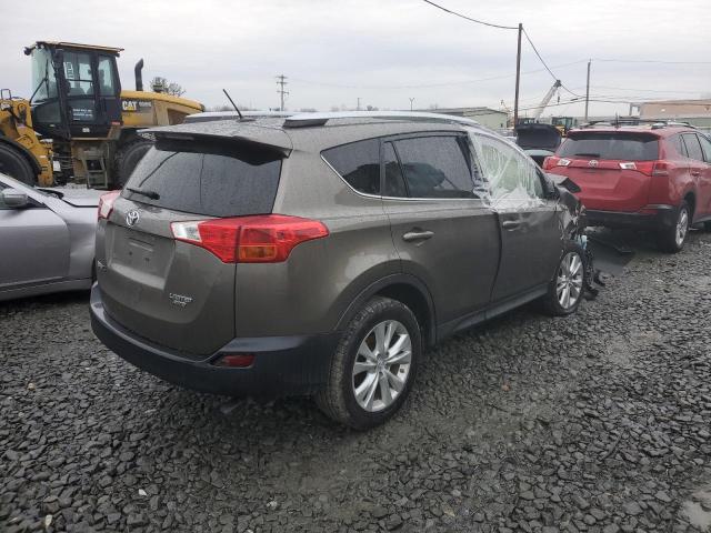 JTMDFREV9FD174367 - 2015 TOYOTA RAV4 LIMITED GRAY photo 3