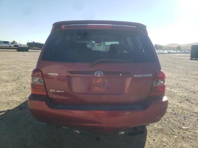 JTEHP21A970203850 - 2007 TOYOTA HIGHLANDER SPORT BURGUNDY photo 6