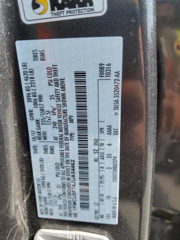 1FMCU0F74JUA54462 - 2018 FORD ESCAPE S GRAY photo 14