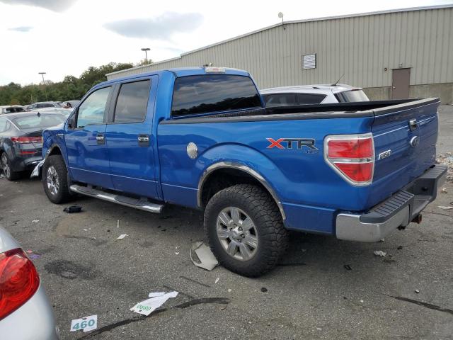 1FTFW1EVXAFA37431 - 2010 FORD F150 SUPERCREW BLUE photo 2