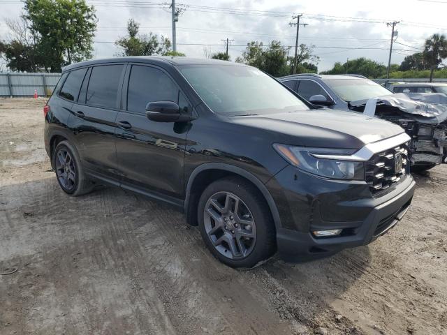 5FNYF7H52NB003355 - 2022 HONDA PASSPORT EXL შავი ფოტო 4