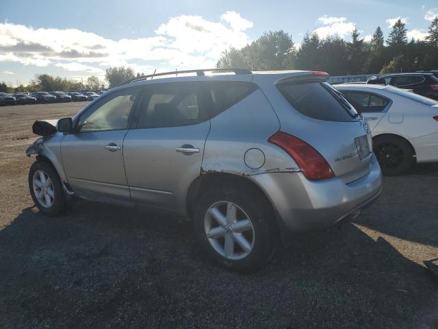 JN8AZ08W95W409979 - 2005 NISSAN MURANO SL SILVER photo 2