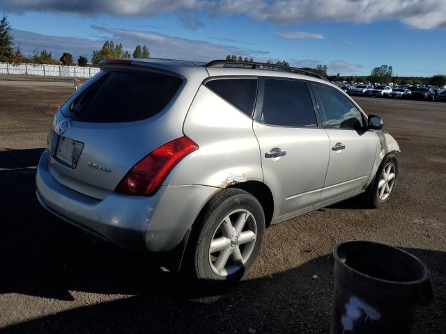 JN8AZ08W95W409979 - 2005 NISSAN MURANO SL SILVER photo 3