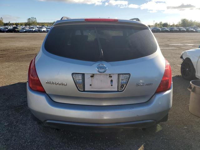 JN8AZ08W95W409979 - 2005 NISSAN MURANO SL SILVER photo 6