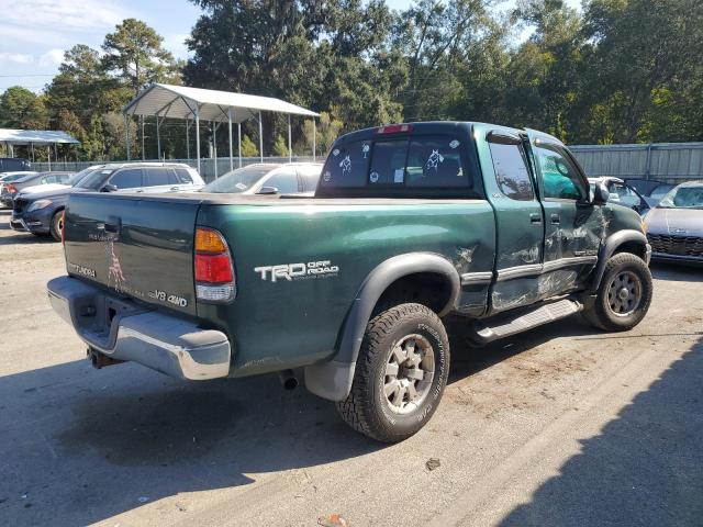 5TBBT44112S288792 - 2002 TOYOTA TUNDRA ACCESS CAB GREEN photo 3