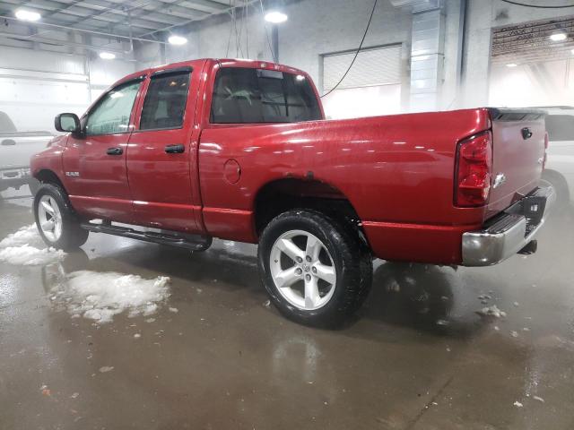 1D7HU18N88S612756 - 2008 DODGE RAM 1500 ST RED photo 2