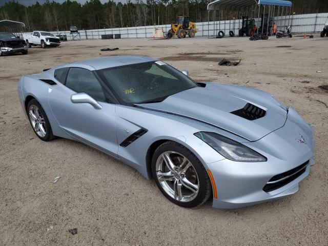 1G1YB2D79H5104798 - 2017 CHEVROLET CORVETTE STINGRAY 1LT SILVER photo 4