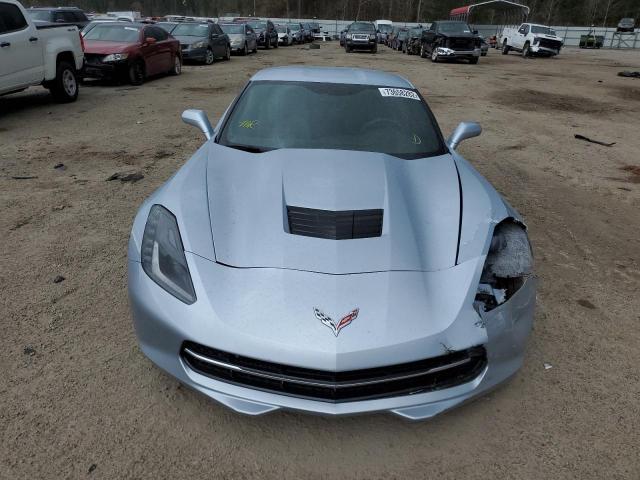 1G1YB2D79H5104798 - 2017 CHEVROLET CORVETTE STINGRAY 1LT SILVER photo 5