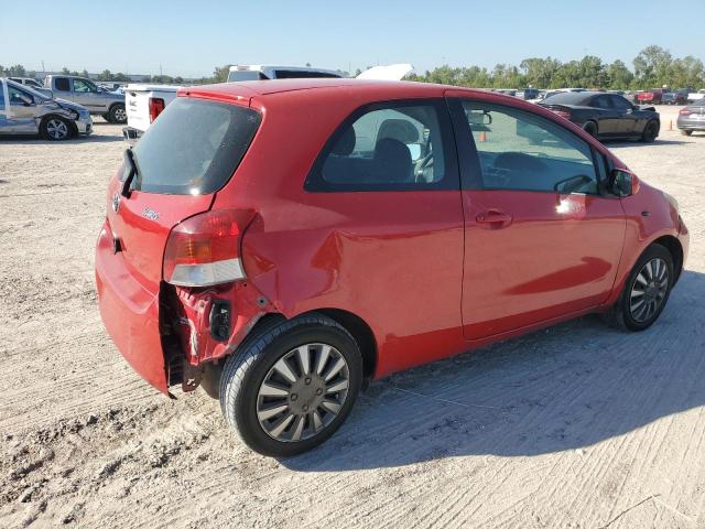 JTDJT4K31A5297598 - 2010 TOYOTA YARIS RED photo 3