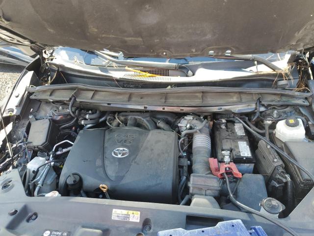 5TDGZRAH3MS055011 - 2021 TOYOTA HIGHLANDER XLE BLACK photo 12