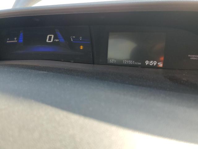 2HGFB2F93FH554211 - 2015 HONDA CIVIC EXL მუქწითელი ფოტო 9