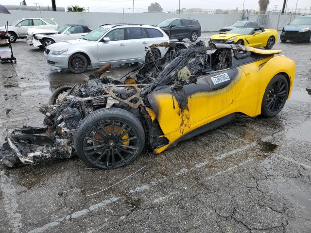 WBY2Z6C59KVB82927 - 2019 BMW I8 YELLOW photo 1