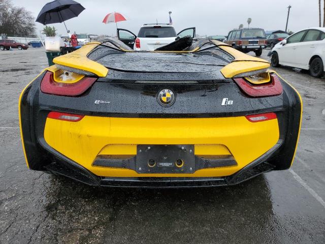 WBY2Z6C59KVB82927 - 2019 BMW I8 YELLOW photo 6