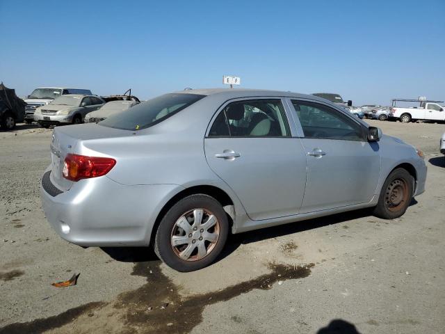 1NXBU4EE4AZ190531 - 2010 TOYOTA COROLLA BASE SILVER photo 3