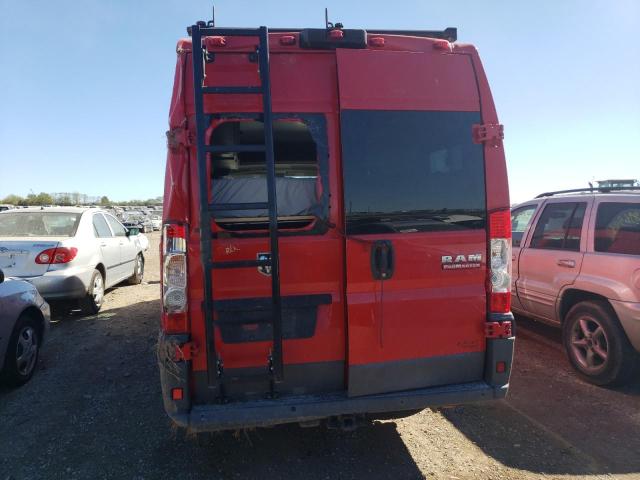 3C6URVJG1JE120731 - 2018 RAM PROMASTER 3500 HIGH წითელი ფოტო 6