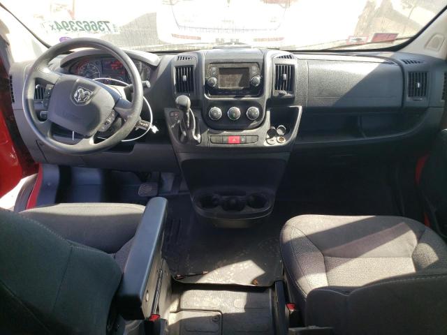 3C6URVJG1JE120731 - 2018 RAM PROMASTER 3500 HIGH წითელი ფოტო 8