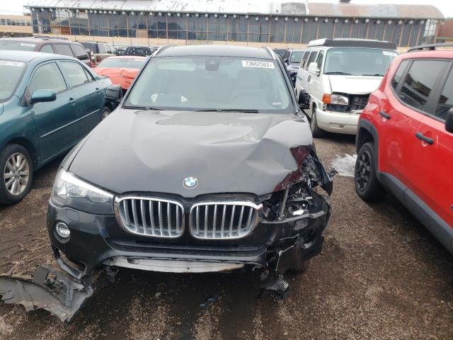 5UXWX9C53G0D76401 - 2016 BMW X3 XDRIVE28I BLACK photo 5