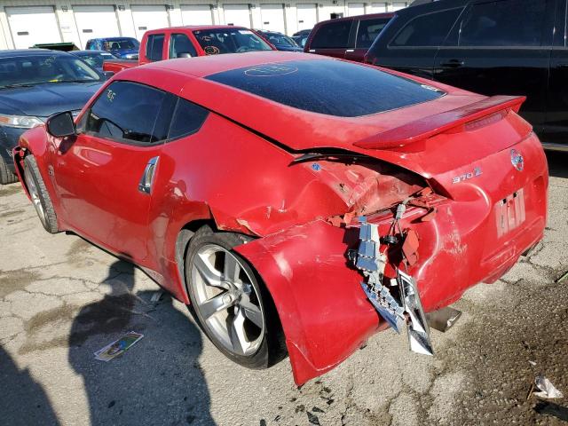 JN1AZ4EH7AM505689 - 2010 NISSAN 370Z RED photo 2