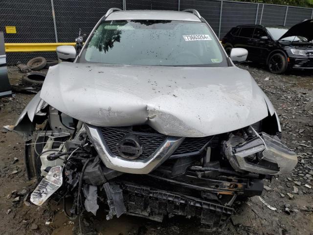 KNMAT2MT6GP618209 - 2016 NISSAN ROGUE S SILVER photo 5