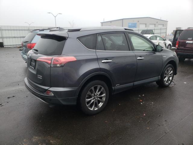 JTMDJREV4HD109542 - 2017 TOYOTA RAV4 HV LIMITED GRAY photo 3