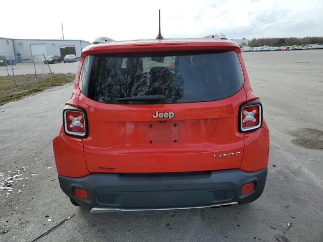 ZACCJADB3HPF83472 - 2017 JEEP RENEGADE LIMITED RED photo 6