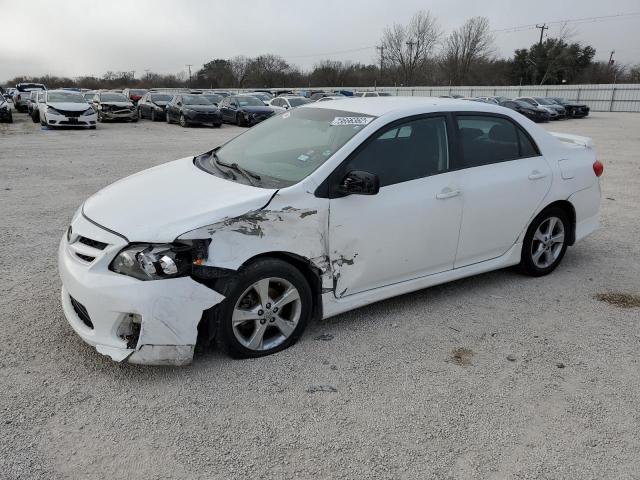 2T1BU4EE6BC645818 - 2011 TOYOTA COROLLA BASE WHITE photo 1