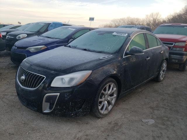 2G4GV5GV3C9214744 - 2012 BUICK REGAL GS CHARCOAL photo 2