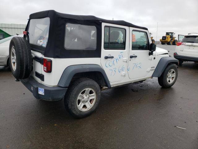 1C4BJWDG2DL669438 - 2013 JEEP WRANGLER U SPORT თეთრი ფოტო 3