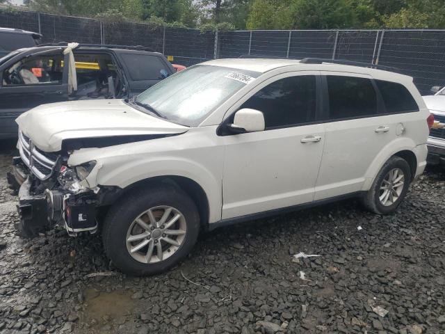 3C4PDCBG5ET296982 - 2014 DODGE JOURNEY SXT WHITE photo 1