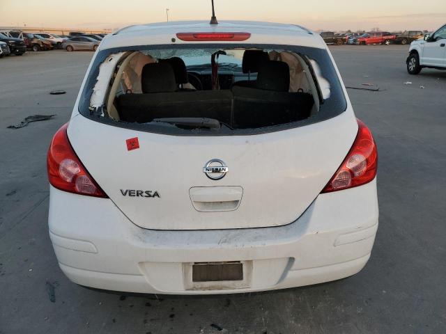 3N1BC1CP6CK804916 - 2012 NISSAN VERSA S WHITE photo 6