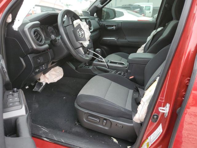 5TFCZ5AN2MX269592 - 2021 TOYOTA TACOMA DOUBLE CAB RED photo 7