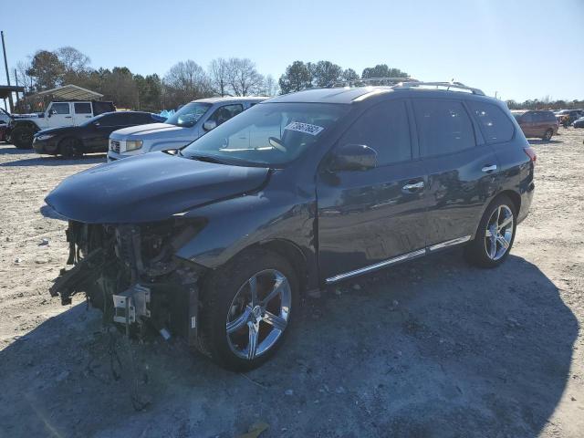 5N1AR2MN7EC603461 - 2014 NISSAN PATHFINDER S BLUE photo 1