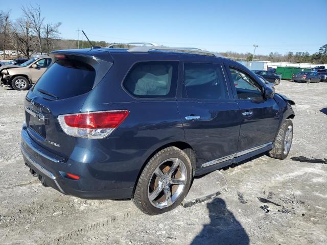 5N1AR2MN7EC603461 - 2014 NISSAN PATHFINDER S BLUE photo 3