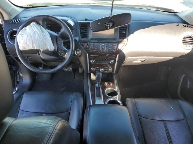 5N1AR2MN7EC603461 - 2014 NISSAN PATHFINDER S BLUE photo 8