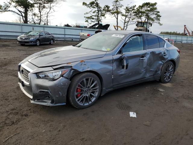 JN1FV7AR0JM481608 - 2018 INFINITI Q50 RED SPORT 400 GRAY photo 1