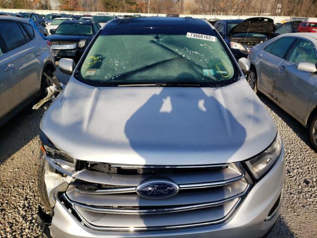 2FMPK4K93HBB20344 - 2017 FORD EDGE TITANIUM SILVER photo 11