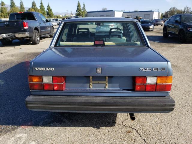 YV1FX8845G2014898 - 1986 VOLVO 740 GLE BLUE photo 6