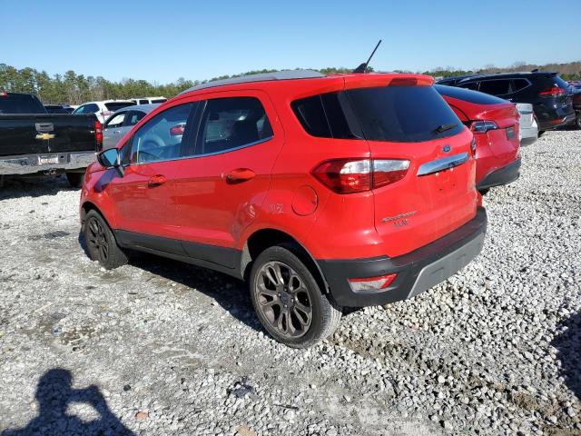 MAJ6S3KL9LC360387 - 2020 FORD ECOSPORT TITANIUM RED photo 2