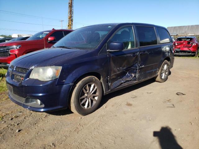 2C4RDGEG2ER357283 - 2014 DODGE GRAND CARA R/T BLUE photo 1