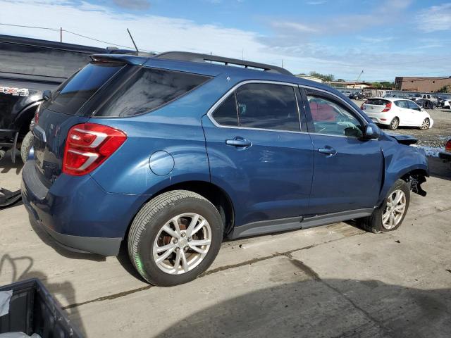 2GNFLFEK0H6185546 - 2017 CHEVROLET EQUINOX LT BLUE photo 3