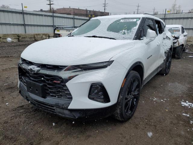 3GNKBERS8KS691656 - 2019 CHEVROLET BLAZER RS WHITE photo 1