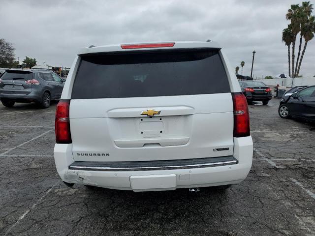 1GNSCJKC1HR221067 - 2017 CHEVROLET SUBURBAN C1500 PREMIER WHITE photo 6