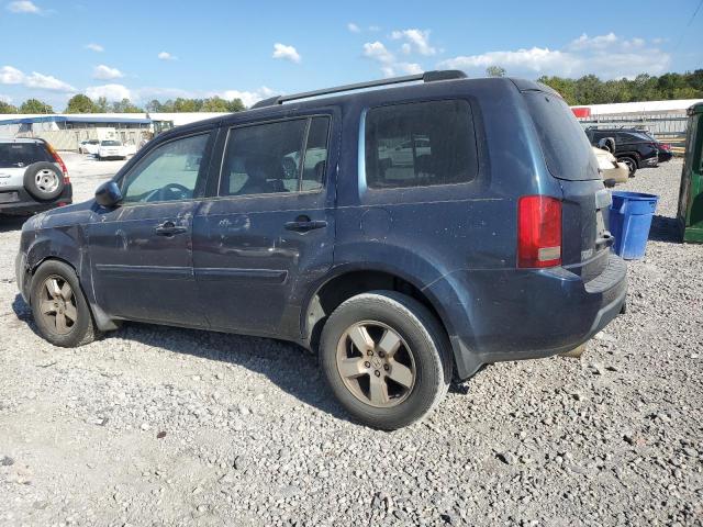 5FNYF3H40BB047768 - 2011 HONDA PILOT EX BLUE photo 2