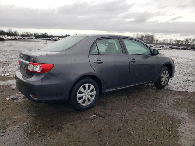 2T1BU4EE1BC697695 - 2011 TOYOTA COROLLA BASE GRAY photo 3