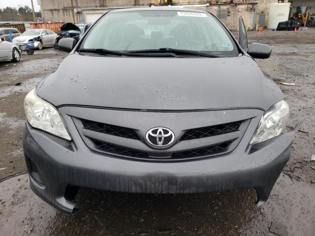 2T1BU4EE1BC697695 - 2011 TOYOTA COROLLA BASE GRAY photo 5