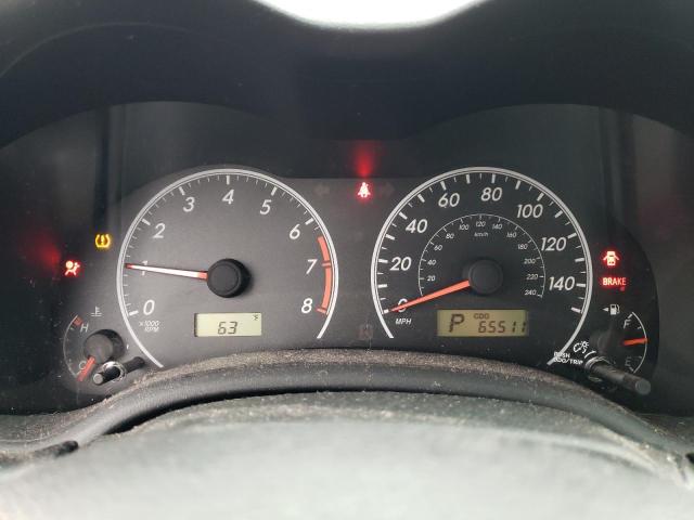 2T1BU4EE1BC697695 - 2011 TOYOTA COROLLA BASE GRAY photo 9