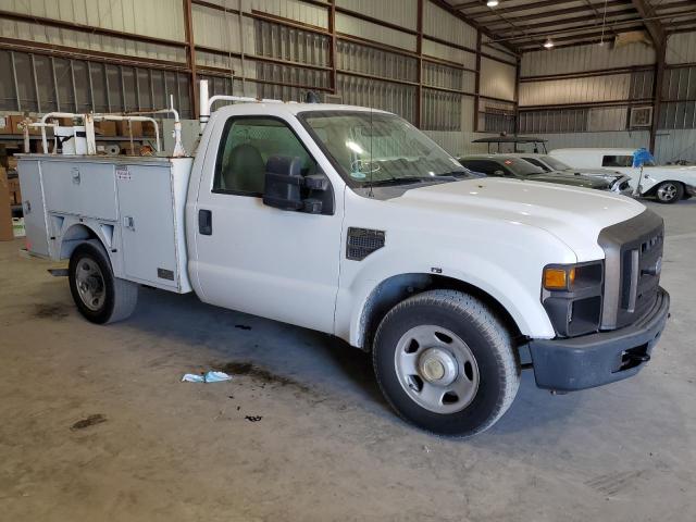 1FDWF30578EC54806 - 2008 FORD F350 SRW SUPER DUTY WHITE photo 4