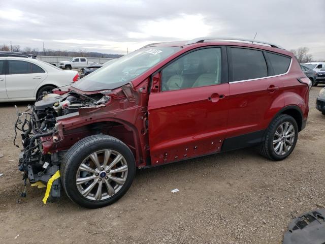 1FMCU9J97JUB81736 - 2018 FORD ESCAPE TITANIUM RED photo 1