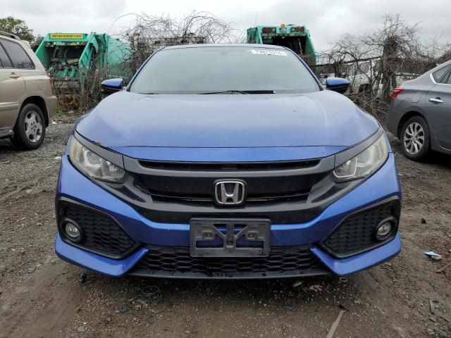 SHHFK7H57HU404311 - 2017 HONDA CIVIC EX BLUE photo 5